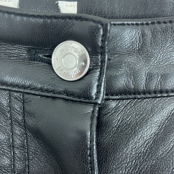 Aritzia Wilfred Free Melina Vegan Leather Straight Leg Pants - Picture 7 of 9